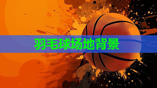 羽毛球场地背景